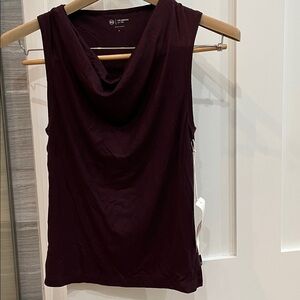 AG Adriano Goldschmied | Vibia Tank Top Size Small in Pinot Noir